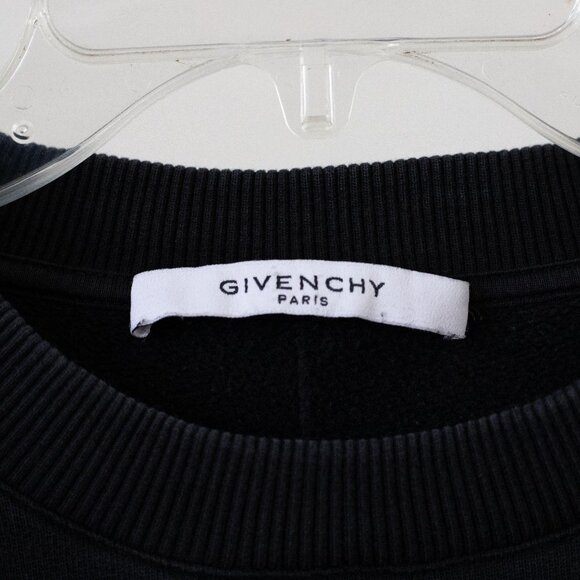 Givenchy Paris Men's Black Graphic Sweatshirt Size M Rare HTF Graphic Star Shark - Picture 6 of 10